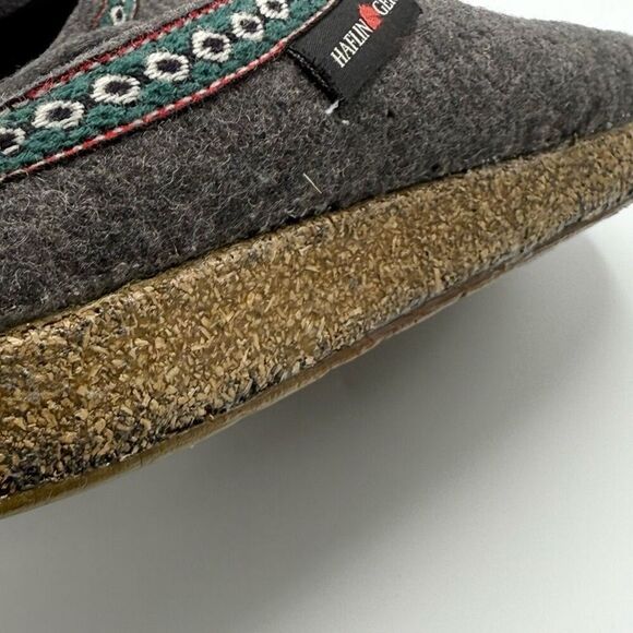 Haflinger Unisex Grizzly Classic Wool Clogs / Gray - Men’s EU 45 - Picture 12 of 12